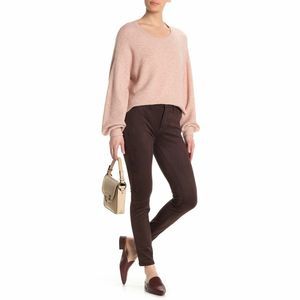 FIDELITY DENIM Gwen High Rise Skinny Faux Suede Pants Size 24